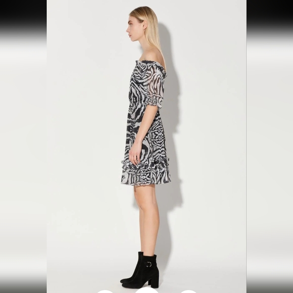 NWT Walter Baker "Shay Dress" - Zebra Batik Print - Picture 5 of 11